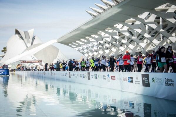 Start of Valencia Marathon race